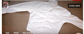 Cách may áo blouse trắng từ áo sơ mi trắng tay dài