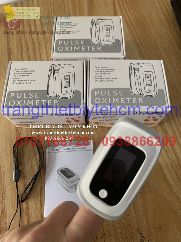 Máy đo nồng độ oxy trong máu SPO2 và nhịp tim PULSE OXIMETER