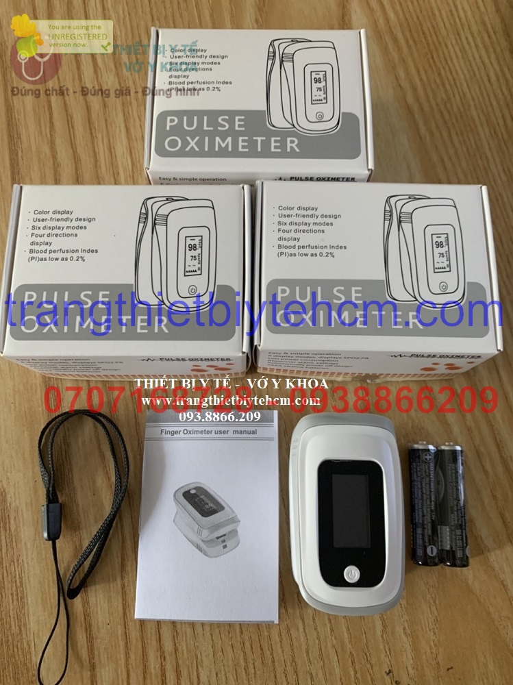 Máy đo nồng độ oxy trong máu SPO2 và nhịp tim PULSE OXIMETER